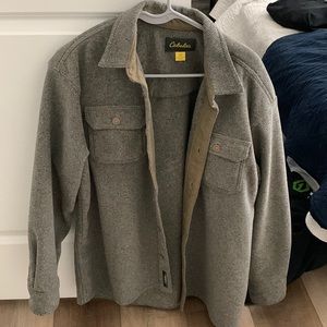 Long sleeve button down.